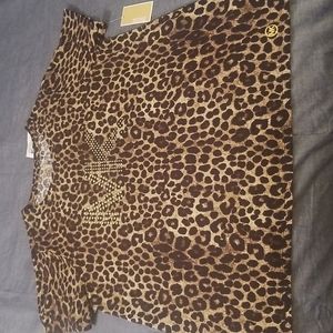 NWT Animal print Micheal Kors T-shirt